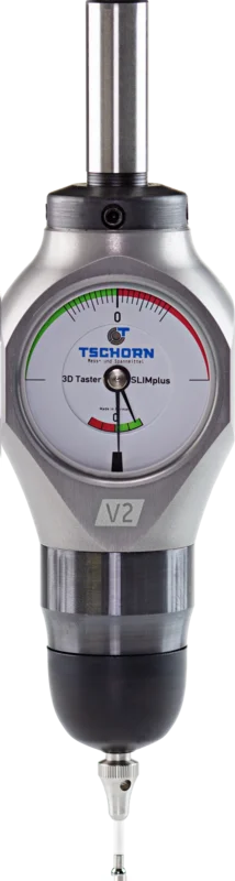 TSCHORN SLIMplus 3D Tester Edge Finder V2, 1/2" (12.7mm) Shank, 0.11" (3mm) Sensing Tip, IP67, Waterproof, Dustproof White (4940-1215)