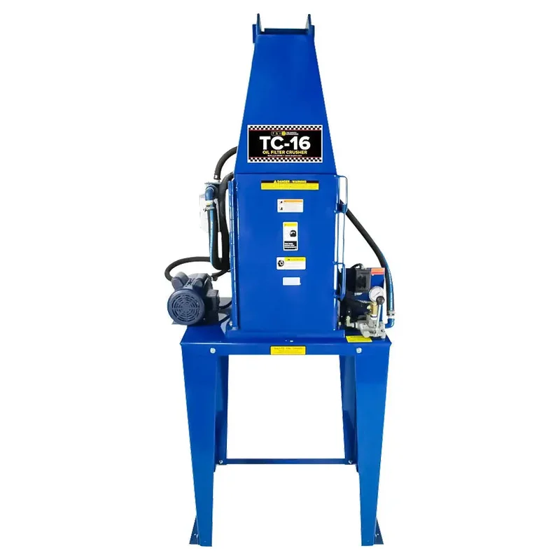 TSI TC-16AC Automatic Oil Filter Crusher