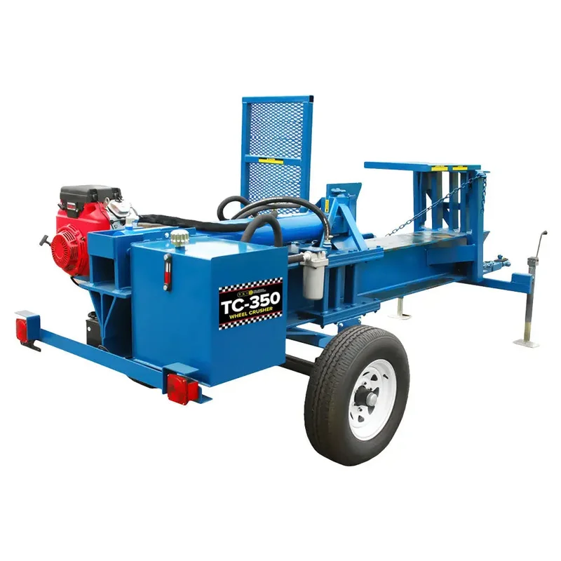 TSI TC-350 Mobile Wheel Crusher For OTR Wheels (Diesel)