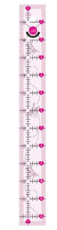 Tula Pink: 1.5x12.5 Ruler-Bee
