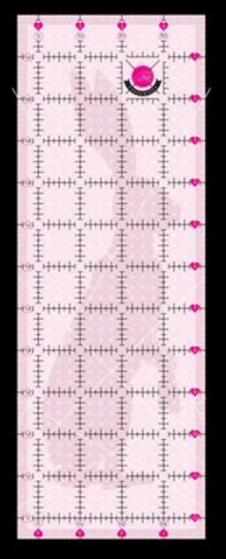 TULA PINK: 4.5x12.5 Ruler-Rabbit