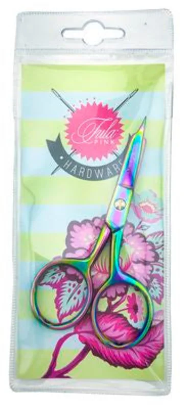 Tula Pink: 4" Large Ring Micro-Tip Scissors