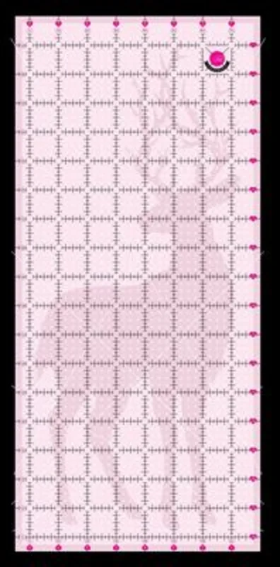 TULA PINK: 8.5x18.5 Ruler-Deer