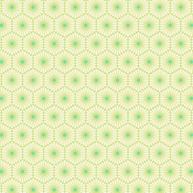 Tula Pink BESTIES: Daisy Chain-Clover (1/4 Yard)