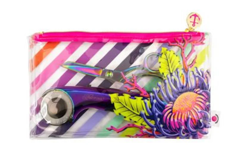 Tula Pink: Floral Reef Pencil Pouch