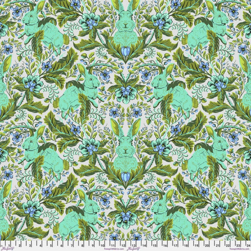 Tula Pink FULL MOON FOREST II: Hoppy Go Lucky-Starlight (1/4 Yard)
