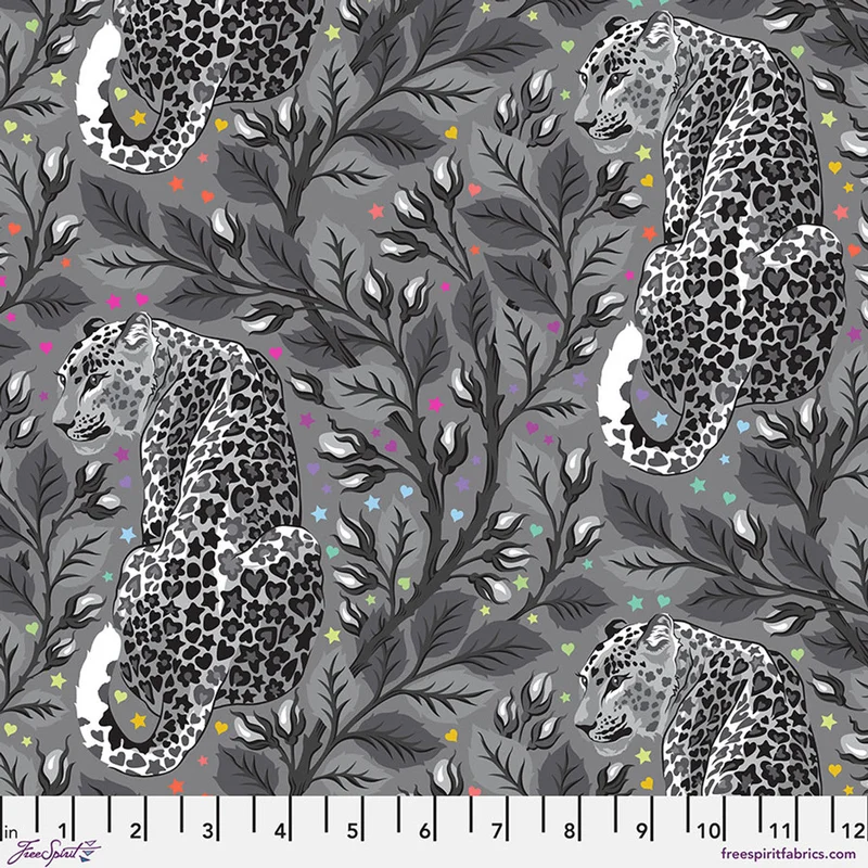Tula Pink GRAYWORK: Birthmark-Shadow (1/4 Yard)