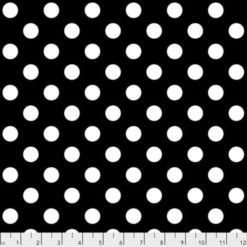 Tula Pink LINEWORK: Pom Poms in Ink (1/4 Yard)