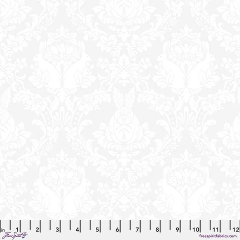 Tula Pink TRUE COLORS: Ghost Bunny-Paper (1/4 Yard)