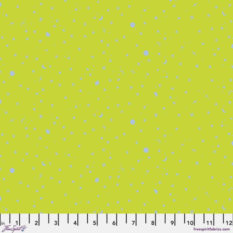 Tula Pink TRUE COLORS: Space Sprinkles-Lightning Bug (1/4 Yard)