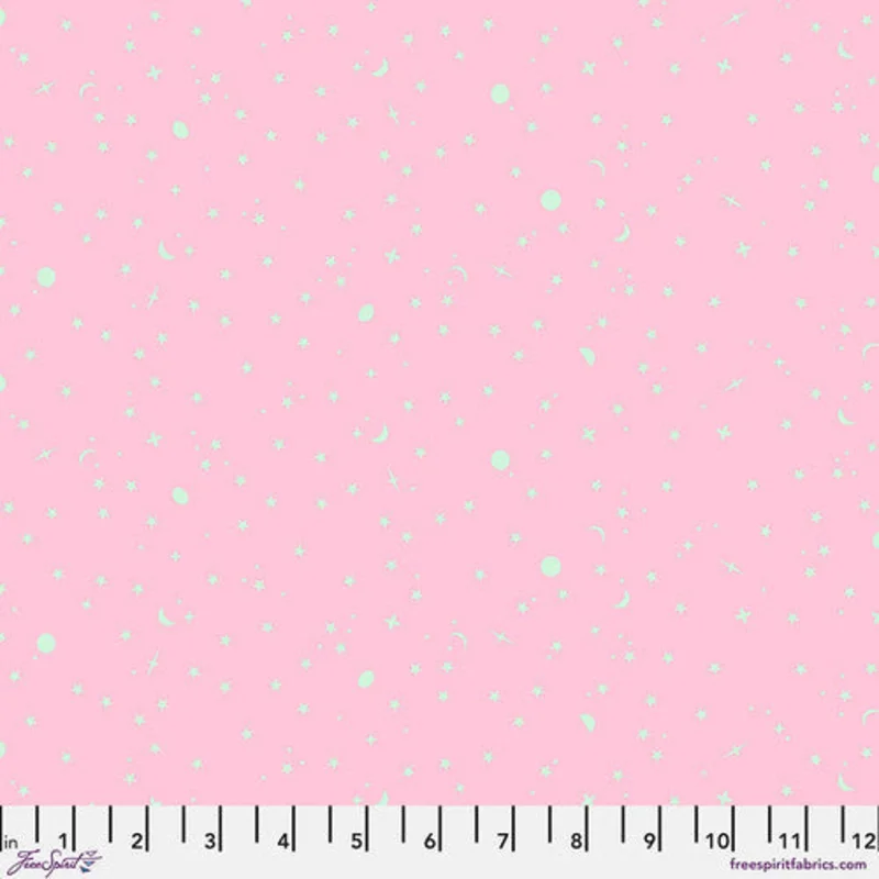 Tula Pink TRUE COLORS: Space Sprinkles-Piglet (1/4 Yard)