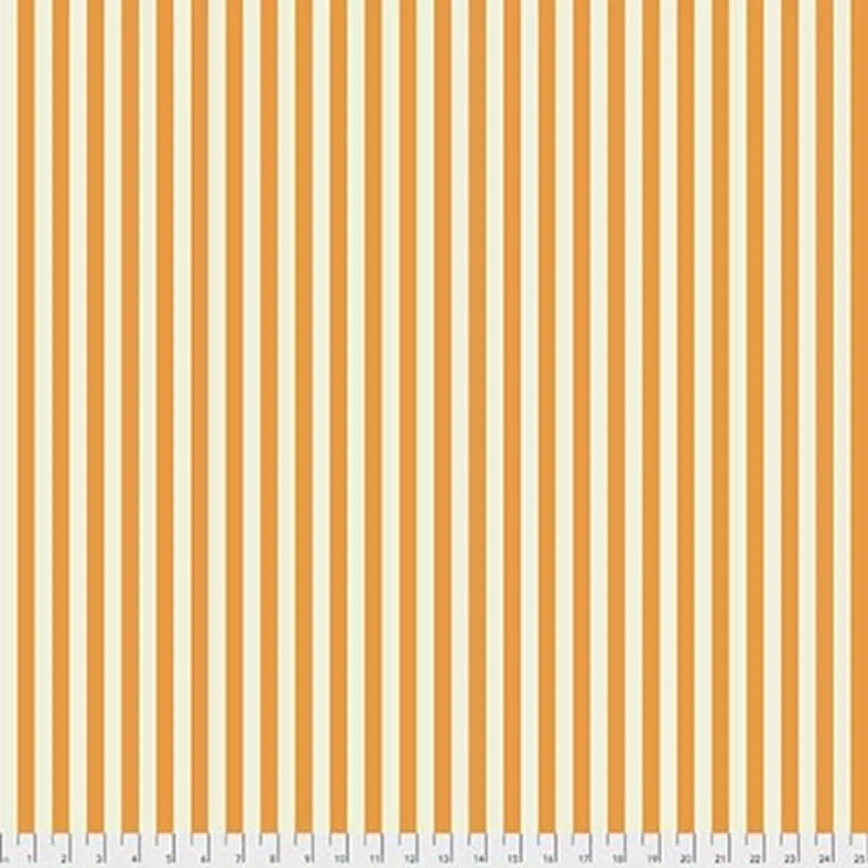 Tula Pink TRUE COLORS: Tent Stripes in Begonia (1/4 Yard)