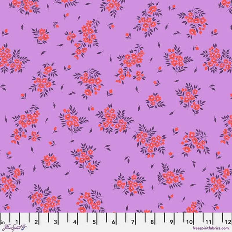 Tula Pink TRUE COLORS: What a Ditz-Heliotrope (1/4 Yard)