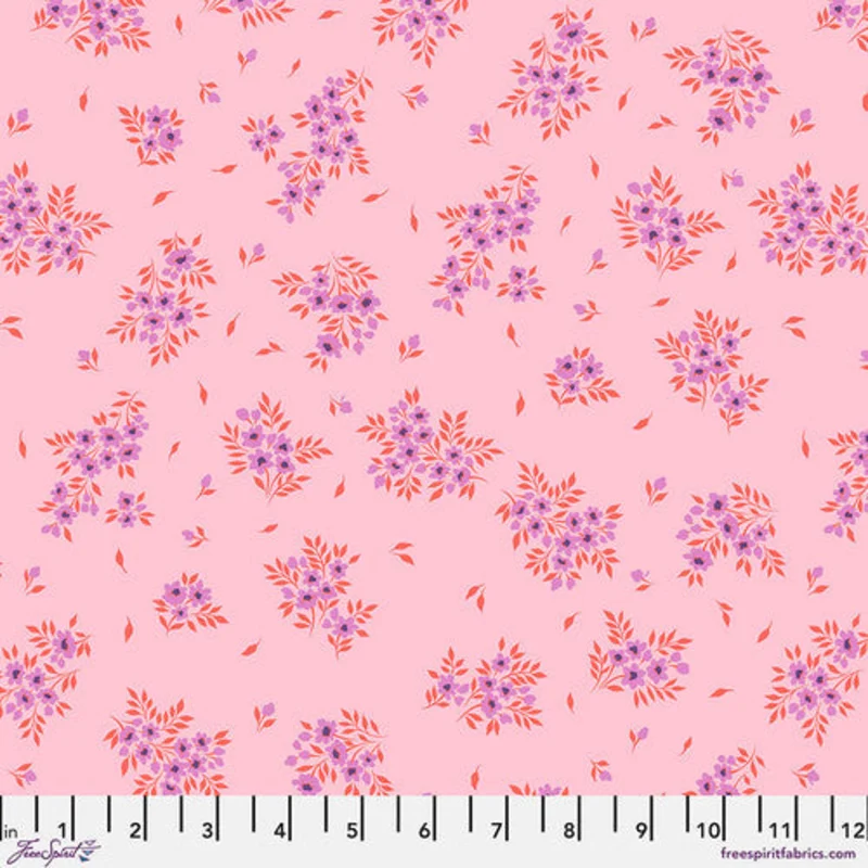 Tula Pink TRUE COLORS: What a Ditz-Pinklemonade (1/4 Yard)