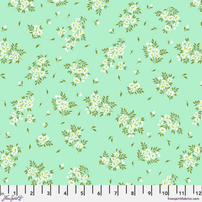 Tula Pink TRUE COLORS: What a Ditz-Spearmint (1/4 Yard)