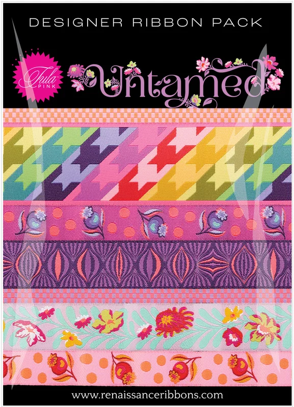 Tula Pink UNTAMED: Cosmic-Designer Ribbon Pack