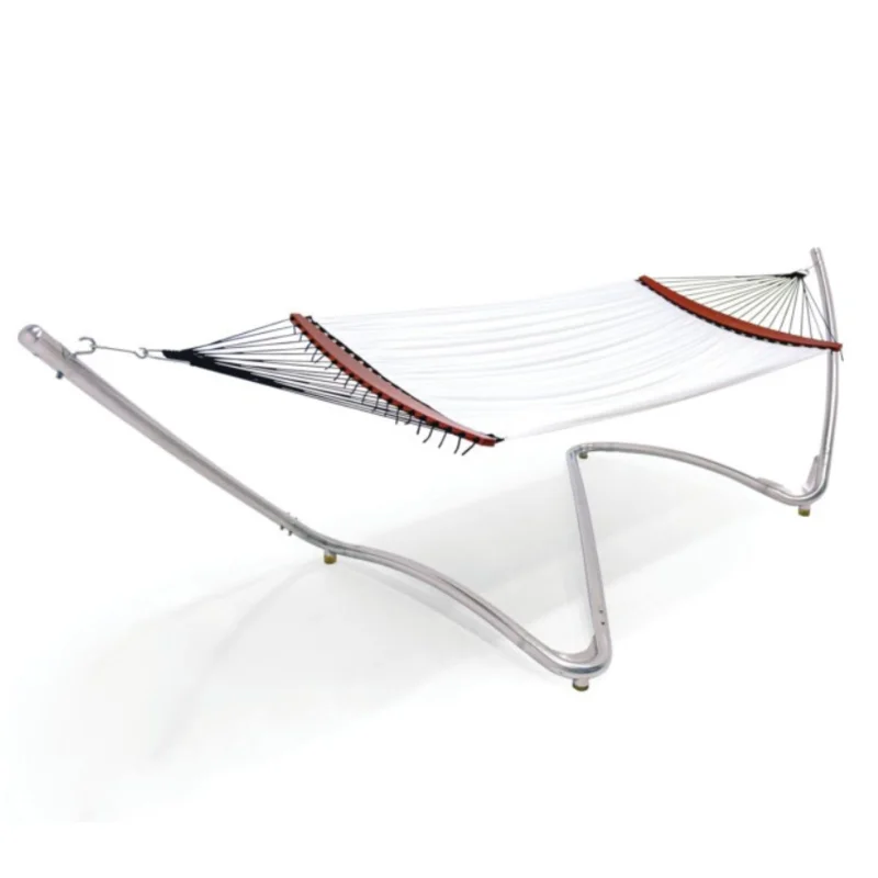 Tuuci Air Lounges/Hammocks, White w/ Stainless Steel Wave Stand