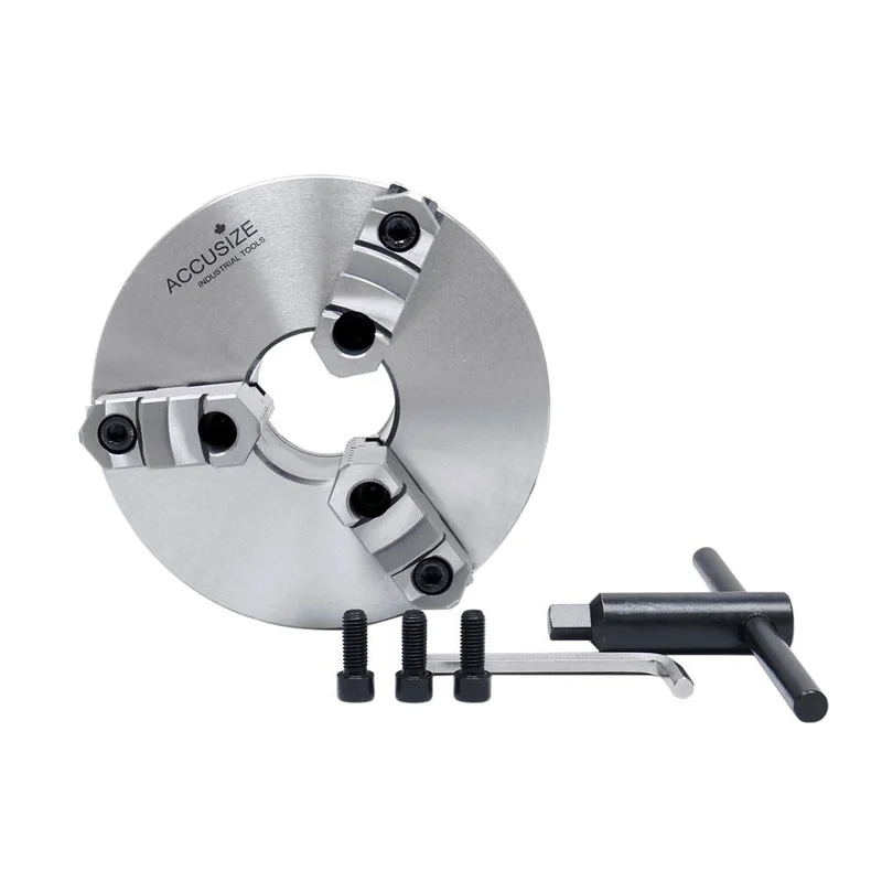 Two-Piece Reversible Jaw 3-Jaw Chucks, Plain Back