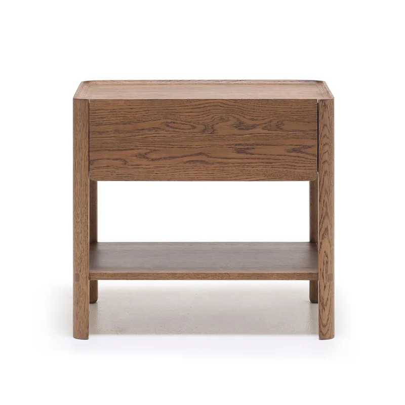 Tye Nightstand, Latte, 23.6"W 17.7"D 21.7"H