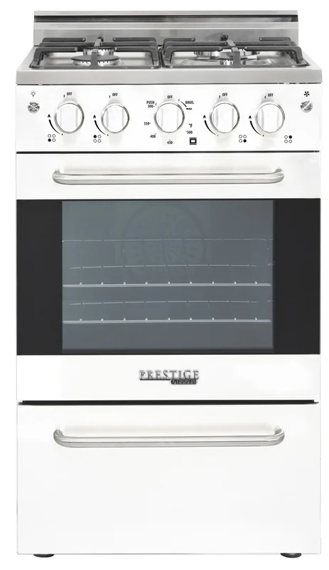 Unique Appliances - 1.6 cu. ft Gas Range in White - UGP-20V PC1 W White