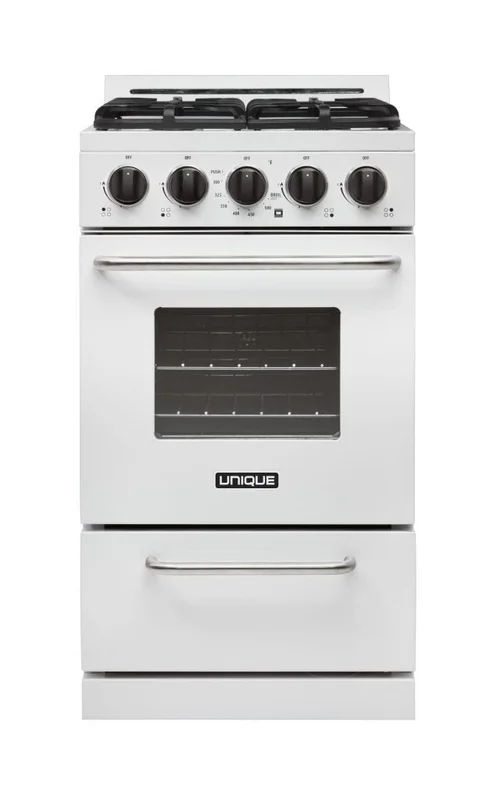 Unique Appliances - 2.4 cu. ft  Off-Grid Gas Range in White - UGP-20G OF1 W White