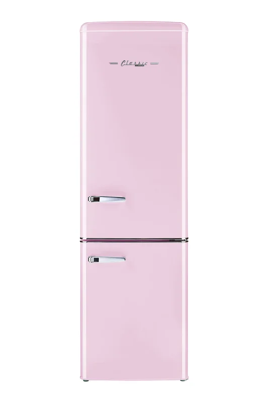 Unique Appliances - 21.6 Inch 8.7 cu. ft Bottom Mount Refrigerator in Bubblegum Pink - UGP-275L BP AC Pink