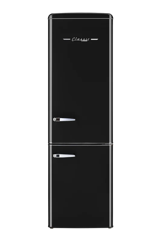 Unique Appliances - 21.6 Inch 8.7 cu. ft Bottom Mount Refrigerator in Midnight Black - UGP-275L B AC Black