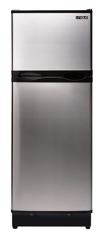 Unique Appliances - 23.5 Inch 10 cu. ft Top Mount Refrigerator in Stainless With CO Alarming Device - UGP-10C CM SS Stainless