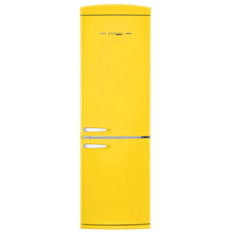 Unique Appliances - 23.8 Inch 11.7 cu. ft Bottom Mount Refrigerator in Canary Yellow - UGP-340L Y AC Yellow