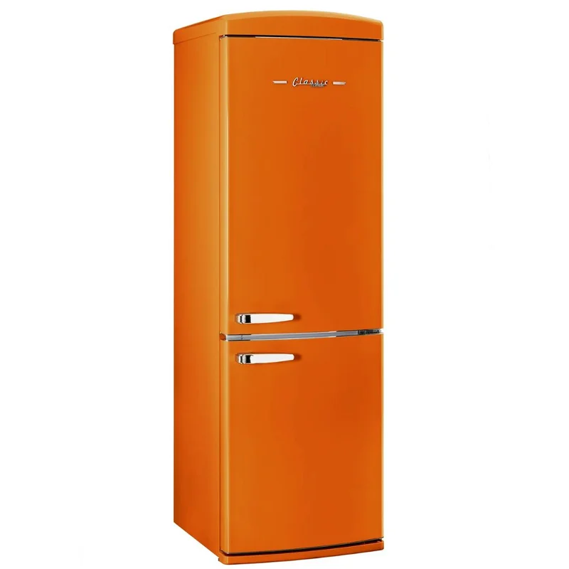 Unique Appliances - 23.8 Inch 11.7 cu. ft Bottom Mount Refrigerator in Creamsicle Orange - UGP-340L O AC Orange