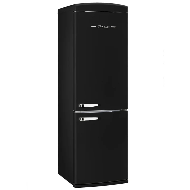Unique Appliances - 23.8 Inch 11.7 cu. ft Bottom Mount Refrigerator in Matte Black - UGP-340L MB AC Matte Black