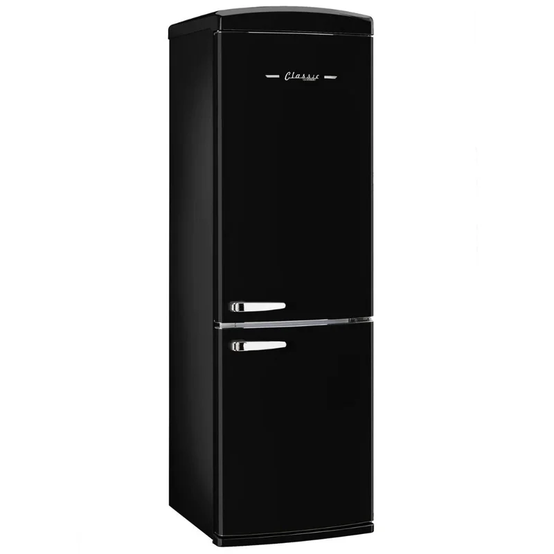 Unique Appliances - 23.8 Inch 11.7 cu. ft Bottom Mount Refrigerator in Midnight Black - UGP-340L B AC Black