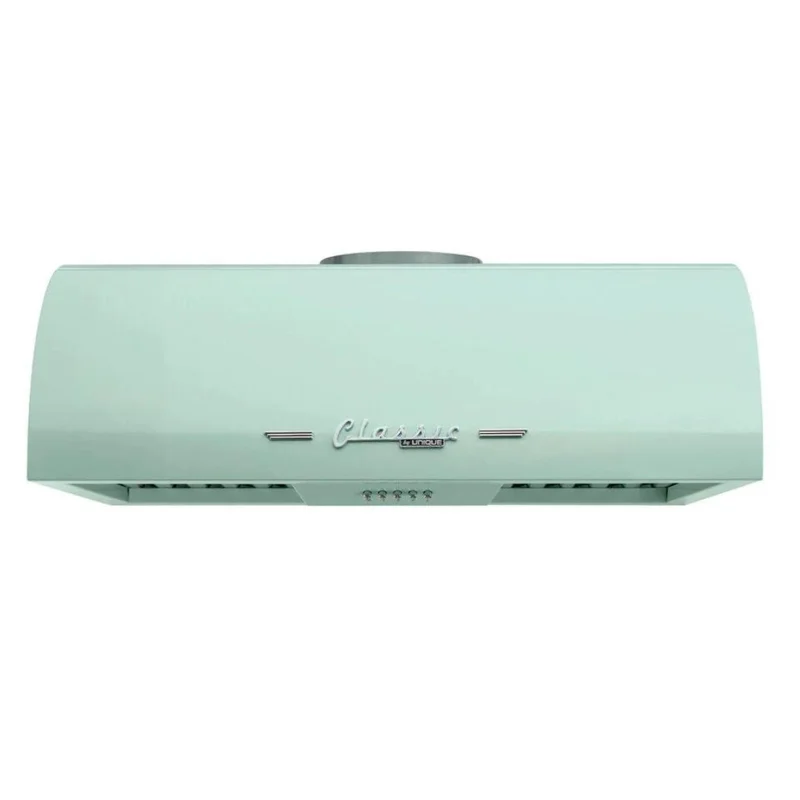 Unique Appliances - 24 Inch 502 CFM Under Cabinet Range Vent in Summer Mint Green - UGP-24CR RH LG Mint