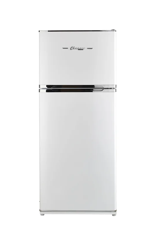 Unique Appliances - 27.25 Inch 14 cu. ft Top Mount Refrigerator in Marshmallow White - UGP-385L CR W White