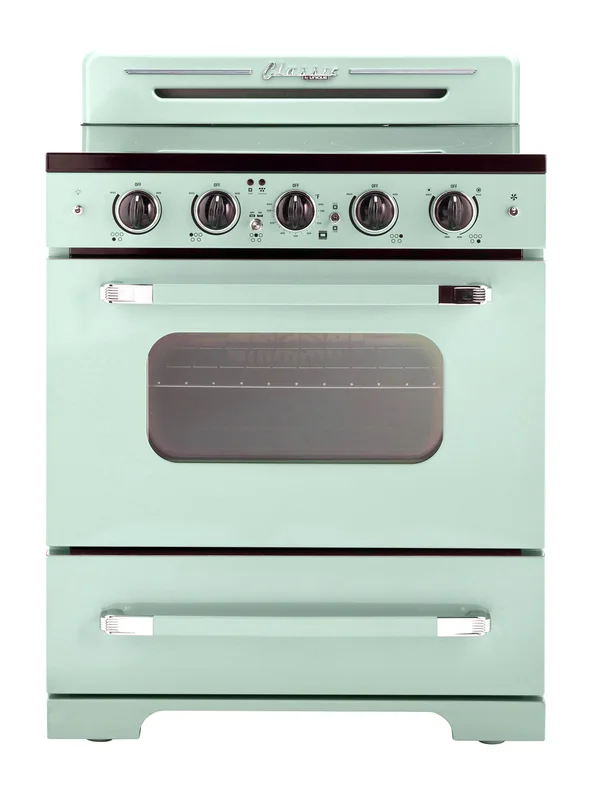 Unique Appliances - 3.9 cu. ft Electric Range in Summer Mint Green - UGP-30CR EC LG Mint