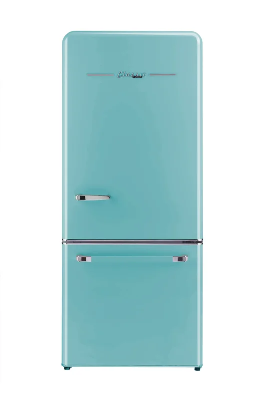 Unique Appliances - 30 Inch 18 cu. ft Bottom Mount Refrigerator in Ocean Mist Turquoise - UGP-510L T AC Turquoise