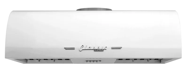 Unique Appliances - 36 Inch 700 CFM Under Cabinet Range Vent in Marshmallow White - UGP-36CR RH W White