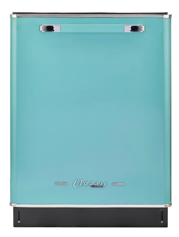 Unique Appliances - 45 dBA Built In Dishwasher in Dishwasher Ocean Mist Turquoise - UGP-24CR DW T Turquoise