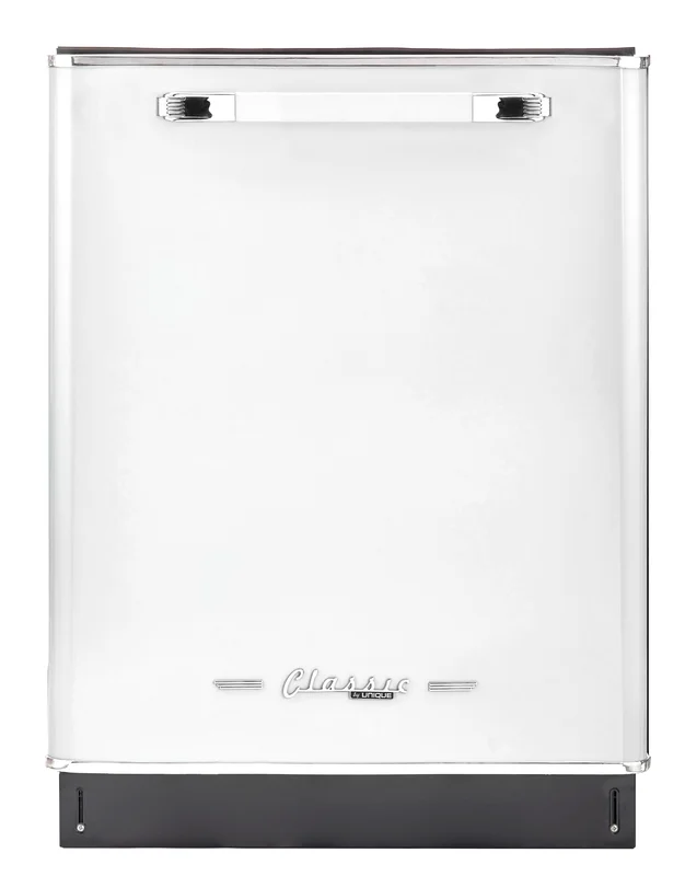 Unique Appliances - 45 dBA Built In Dishwasher in Marshmallow White - UGP-24CR DW W White