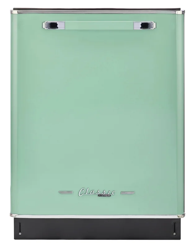 Unique Appliances - 45 dBA Built In Dishwasher in Summer Mint Green - UGP-24CR DW LG Mint