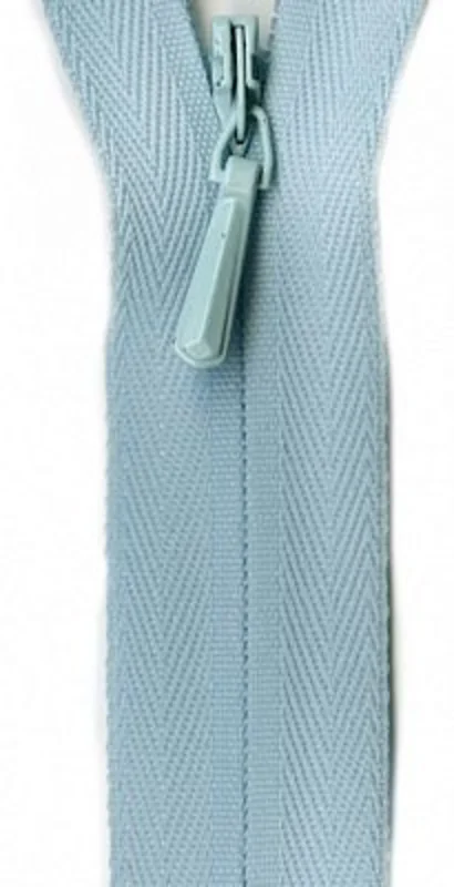 Unique Invisible Zipper 14" Baby Blue