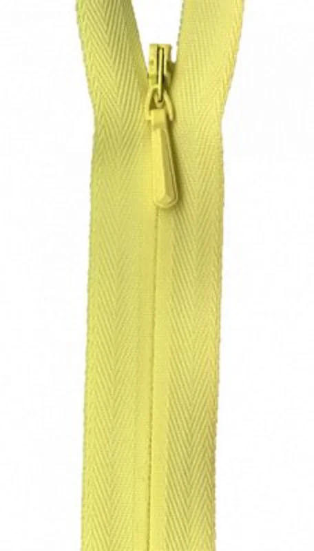 Unique Invisible Zipper 14" Canary Yellow