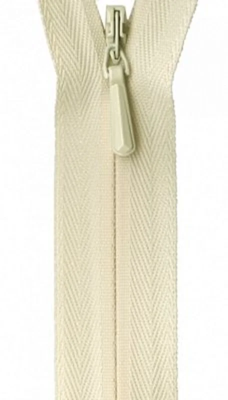 Unique Invisible Zipper 14" Cream