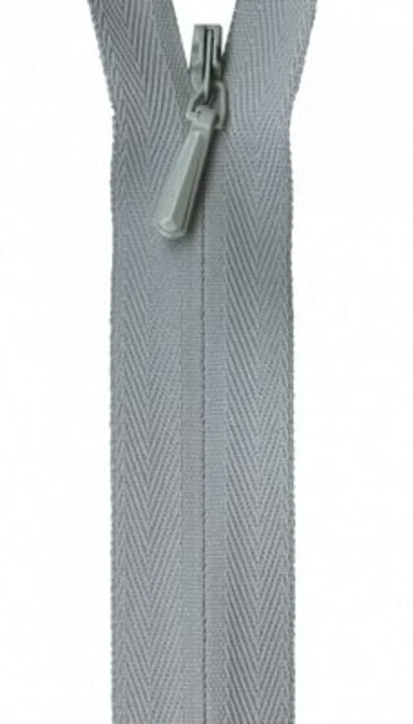 Unique Invisible Zipper 14" Pearl Grey