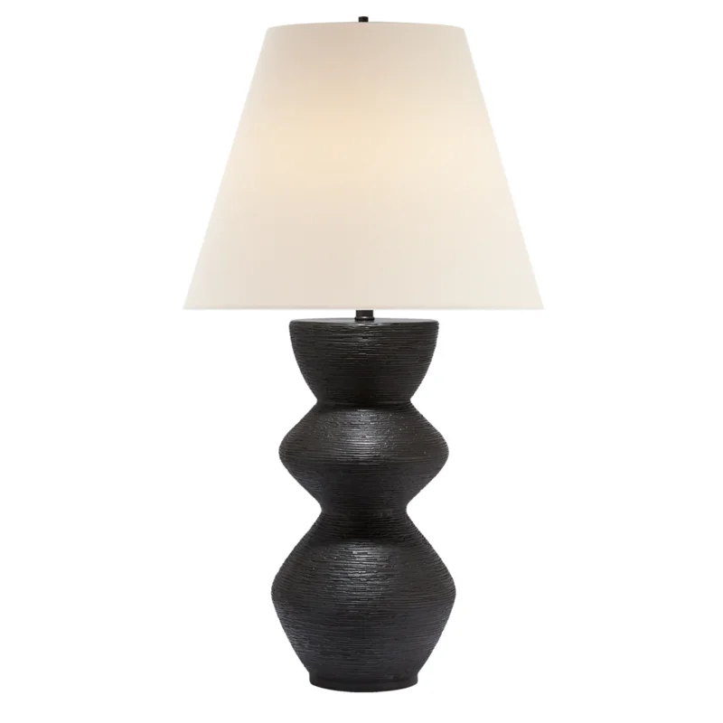 Utopia Table Lamp, Aged Iron