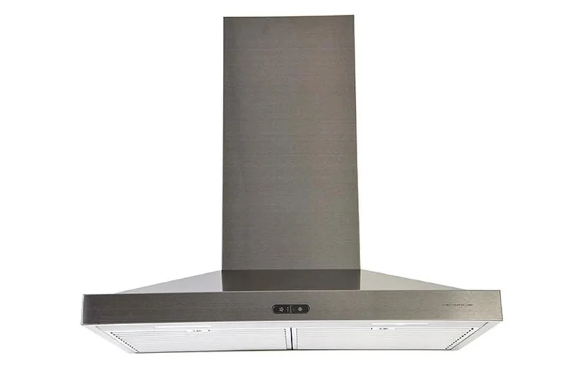 Venmar - 30 Inch 600 CFM Wall Mount and Chimney Range Vent in Black Stainless - VCS55030BSL Black Stainless