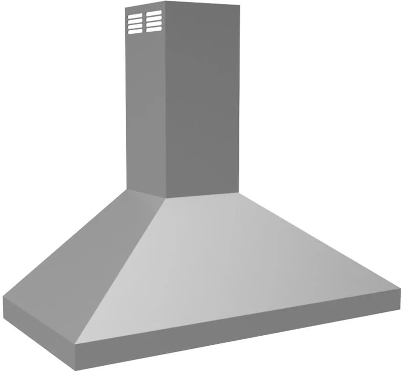 Ventahood - 36 Inch 600 CFM Wall Mount and Chimney Range Vent in Stainless - PDH14-236SS Stainless