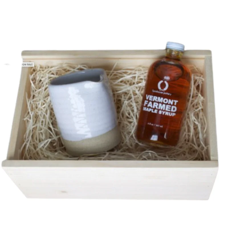 Vermont Maple Syrup & Silo Pitcher Gift Set