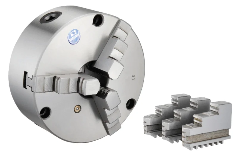 Vertex VSC-10A-FB 3 Jaw Self-Centering Chuck, 5002-027A