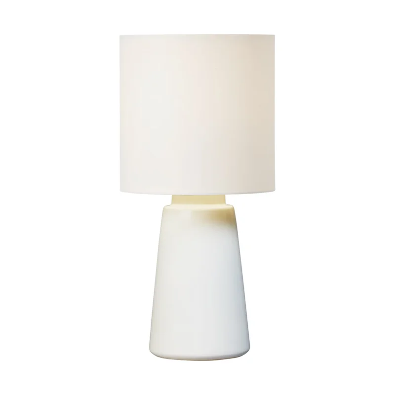 Vessel Medium Table Lamp, New White, 23"H